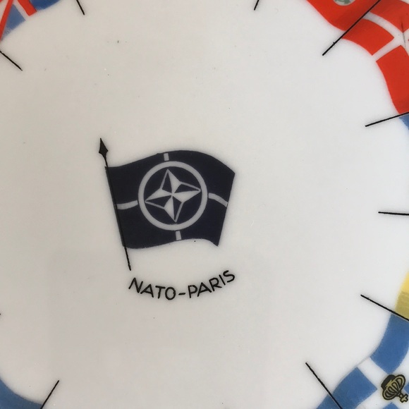 Limoges France NATO Plate - Picture 4 of 8